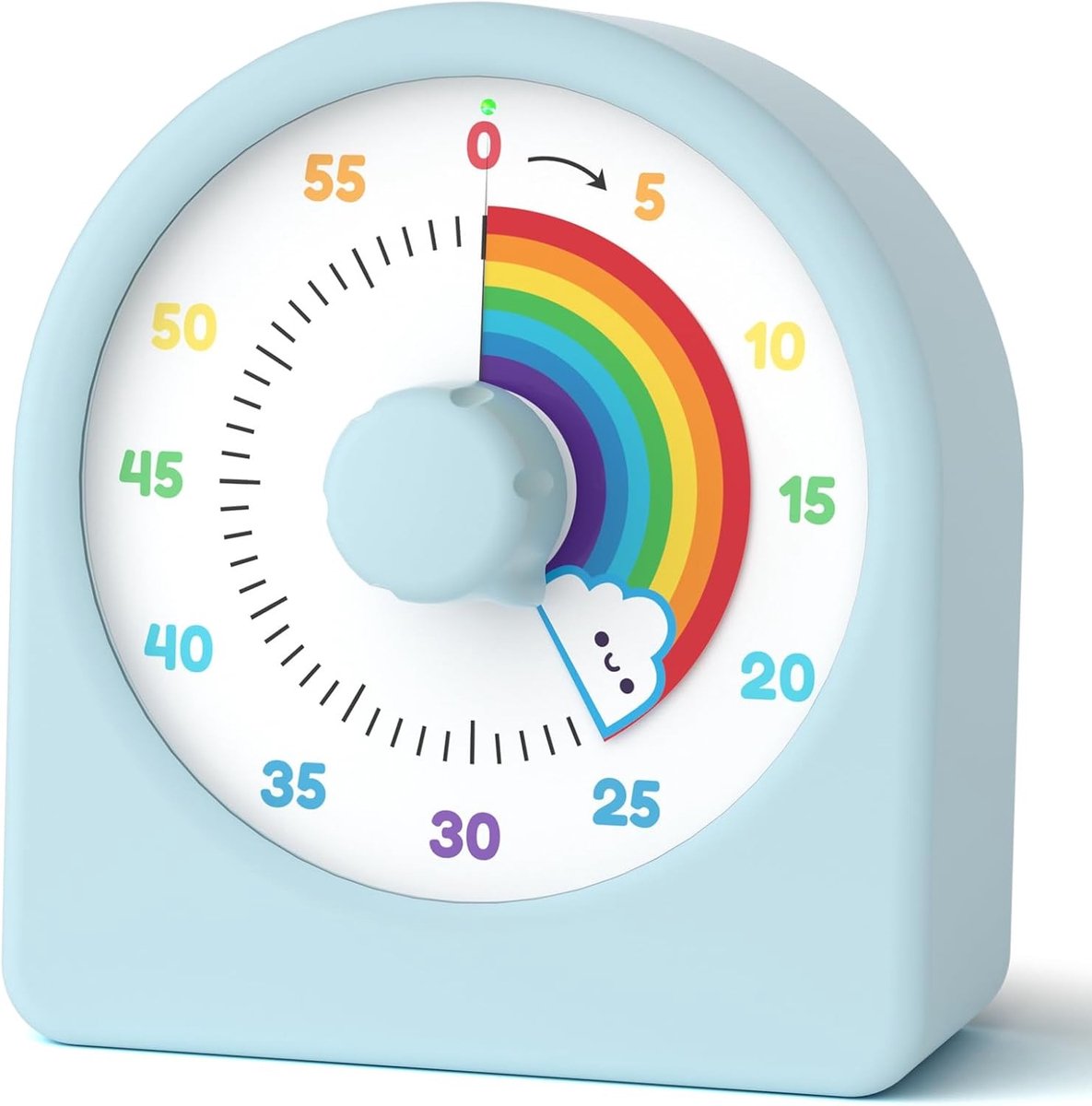 Pomodoro timer - Blauw - 60 minuten - Siliconen behuizing - Voor kinderen en volwassenen