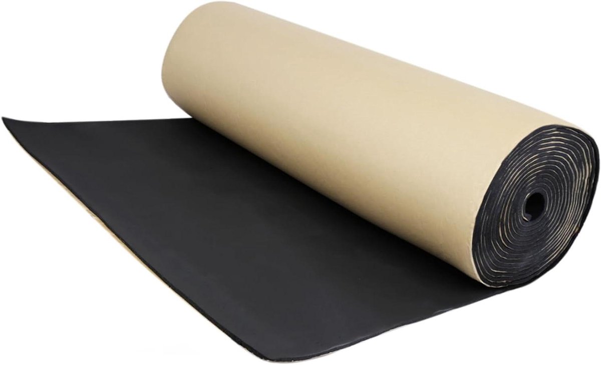 Geluidsisolatie Mat - Dempingsschuim - Voertuig Comfort - Waterdicht Vochtbestendig - 5mm Dikte - Zwart