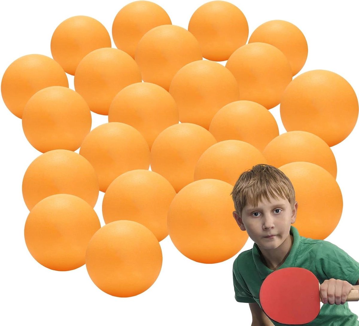 Tafeltennisballen - Pongballen Speelballen - Spel en Training - Duurzaam ABS Materiaal - 100 stuks - Wit