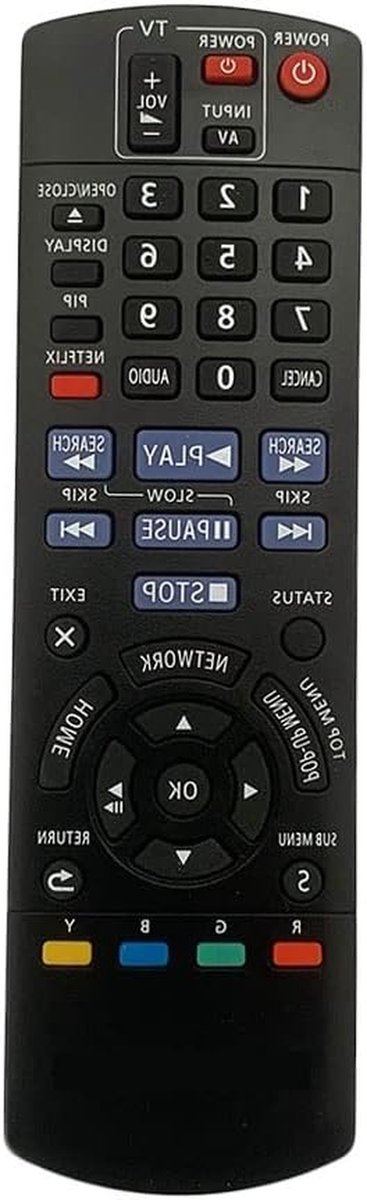 Vervangende Afstandsbediening - Universele Controller - Blu-ray Speler Bediening - Specifiek Model - 1 x 1 x 1 cm - Zwart