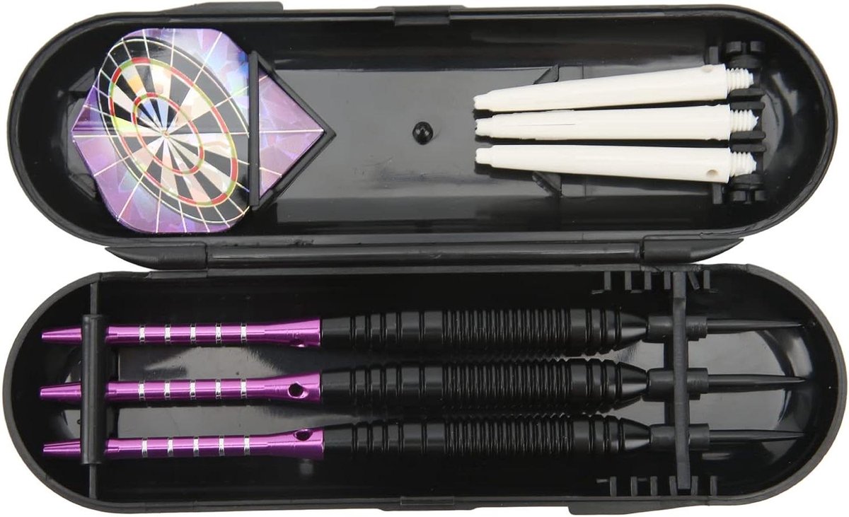 Professionele Dartpijlen Set - Stalen Pijlen - Precisie Werpen - Roestvrij Staal - 22g - Zilver