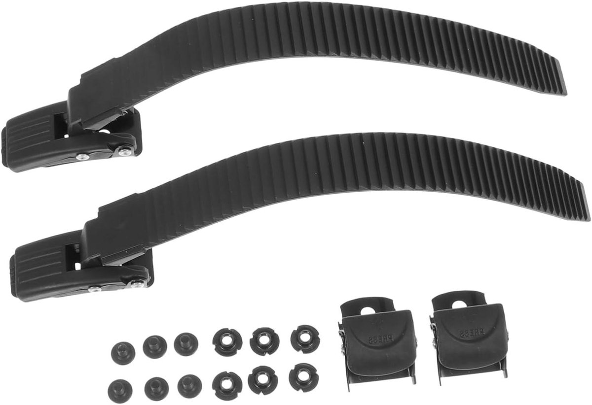 Rolschaats Riem - Schaats Gesp - Schoenen Bevestigen - Vergrendelingsmechanisme - 26.5cm - Zwart