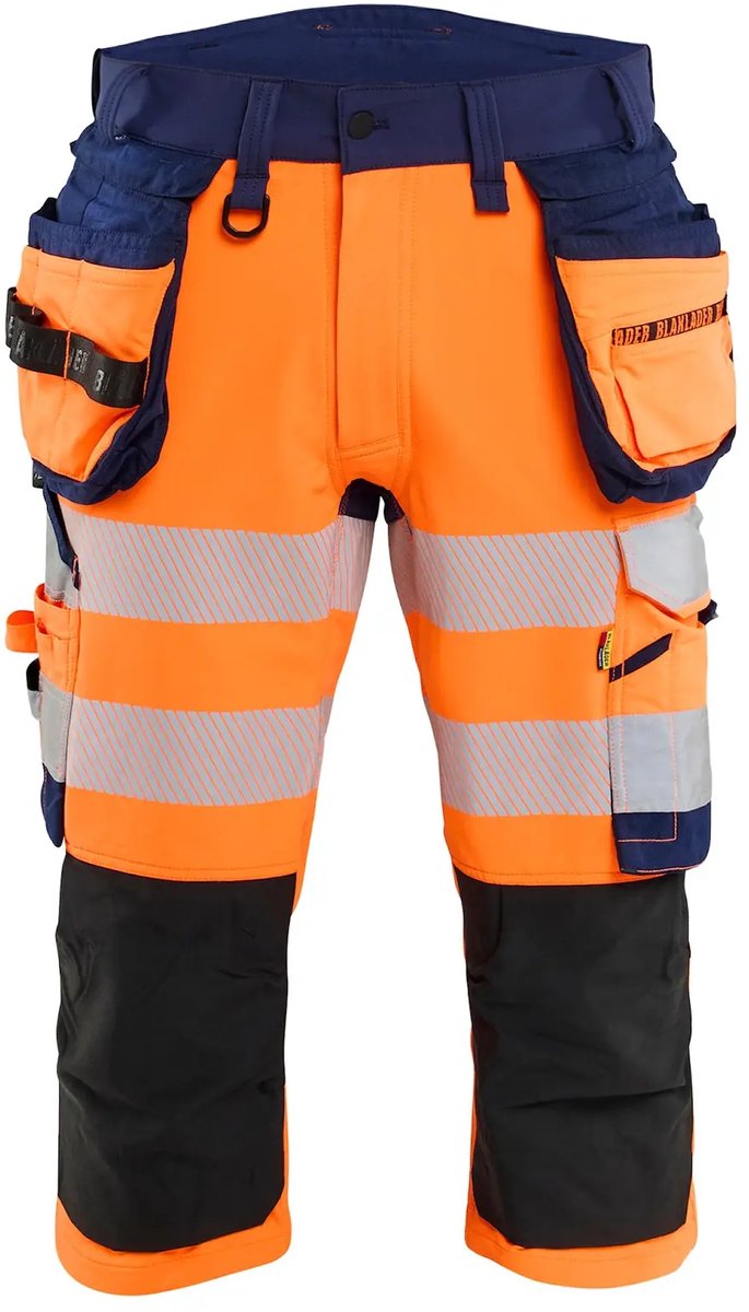 Blåkläder Arbeit-shorts, piratenbroek met hoge zichtbaarheid, 4-way stretch 11231648
