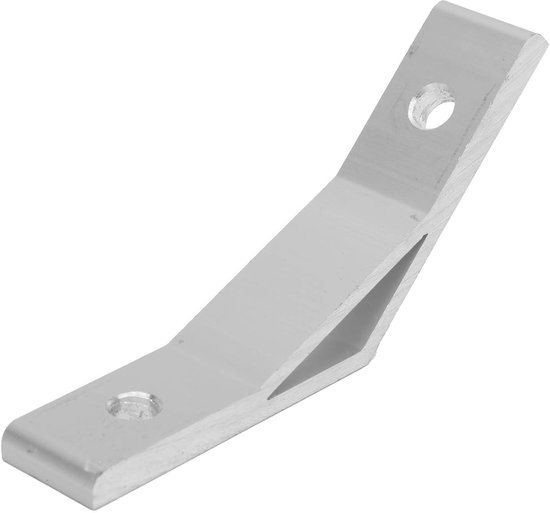 Hoekbeugels 135 Graden, 10 Stuks Aluminium Legering Hoekverbindingen, Stevige Ondersteuning voor Constructie en Assemblage, Versterkingsbeugels voor Meubelbouw en Klussen — afbeelding 4
