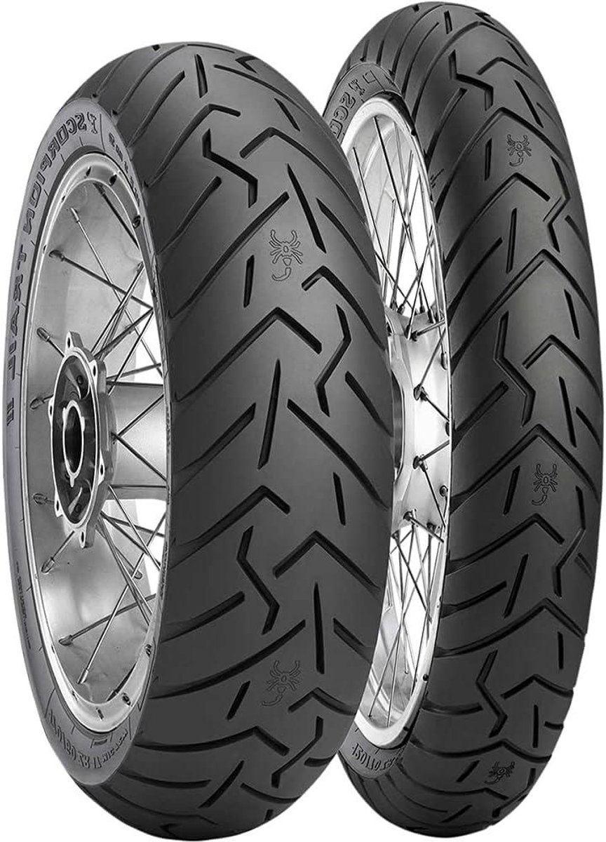 Motorband - All-season band - Avontuurlijke ritten - Hoge kilometerprestaties - 110/80 R19 - Zwart