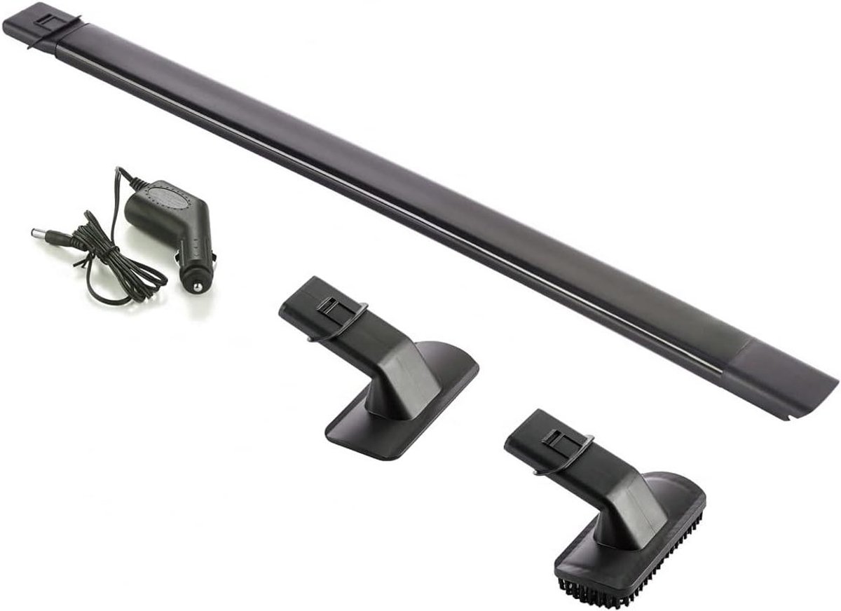Stofzuiger Accessoires Set - Reinigingsset Meubels - Stofvrij Maken - Flexibel Spleetmondstuk - 4 Delen - Grijs