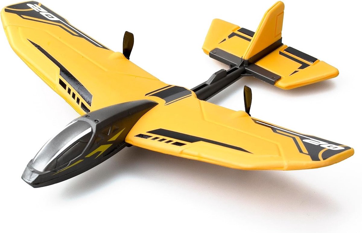 Rc vliegtuig - Hornet Evo - 31 x 26 x 4 cm - Radiografisch Bestuurbaar Speelgoed met Geheugenfunctie - Voor Kinderen en Volwassenen