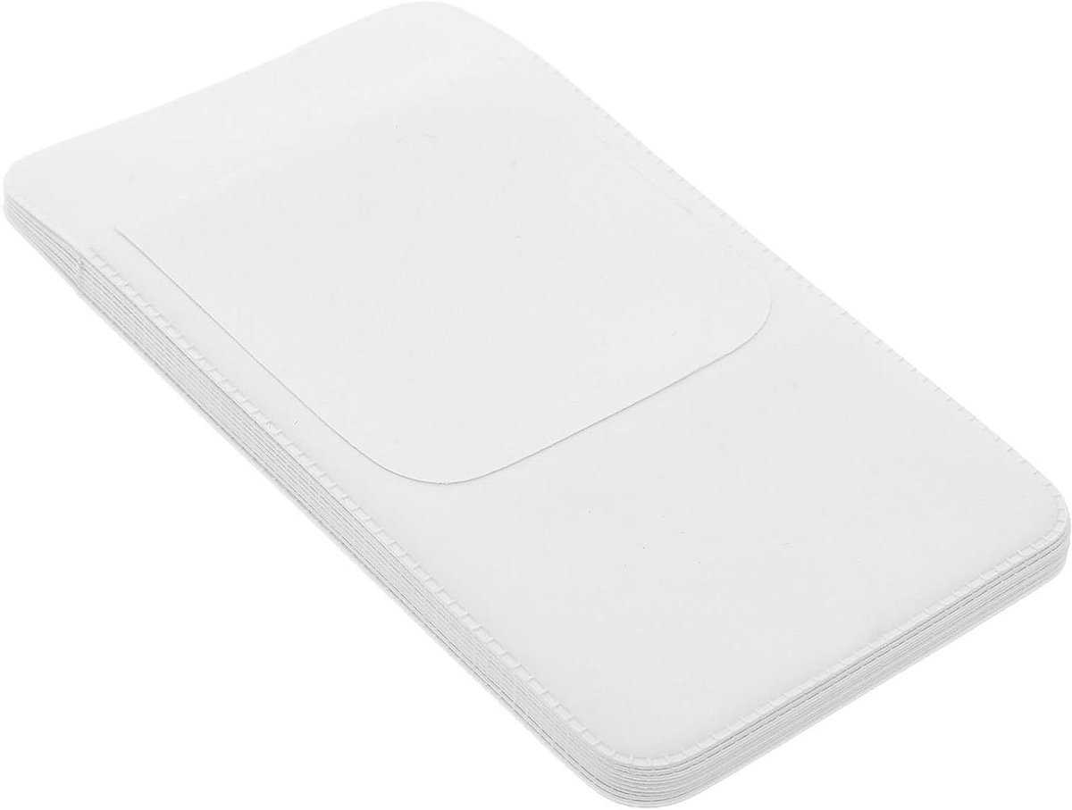 Zakbeschermer Pennenhouder - Pen Etui Overhemd - Kantoor Organisatie - Voorkomt Inktvlekken - 15 x 8.7 cm - Wit
