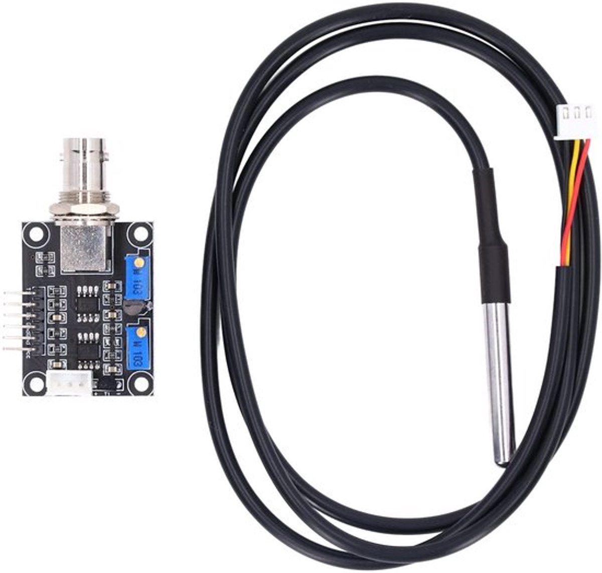 pH-waarde Detectiesensor - Digitale Monitor Kit - Waterdicht - pH Sonde - Aquarium en Hydrocultuur - Lab Toepassingen