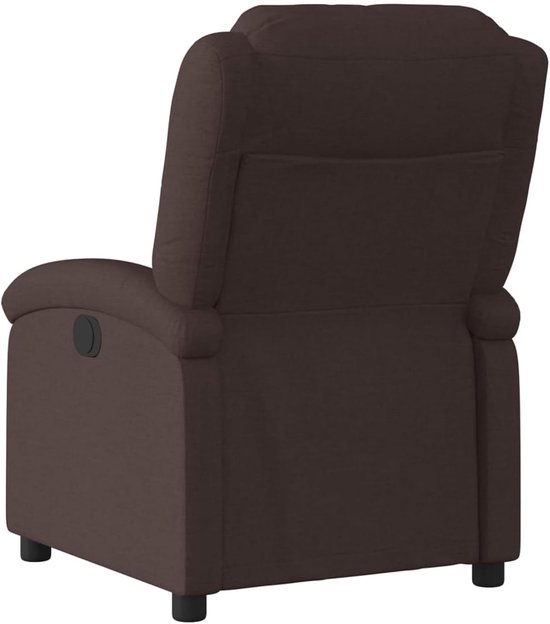 Relaxstoel - Fauteuil Leunstoel - Ontspannen Zitten - Handmatige Ligfunctie - 71x1445x82 cm - Donkerbruin — afbeelding 4
