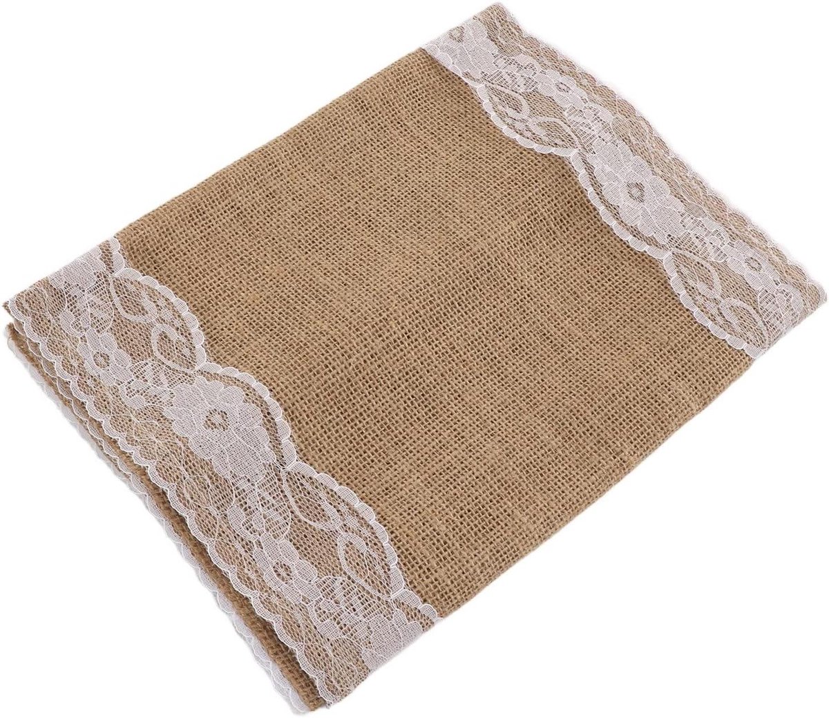 Jute lint - Decoratieve band - Knutselen en decoreren - Scheurvast en kreukvrij - 30 x 180 cm - Natuurlijk bruin