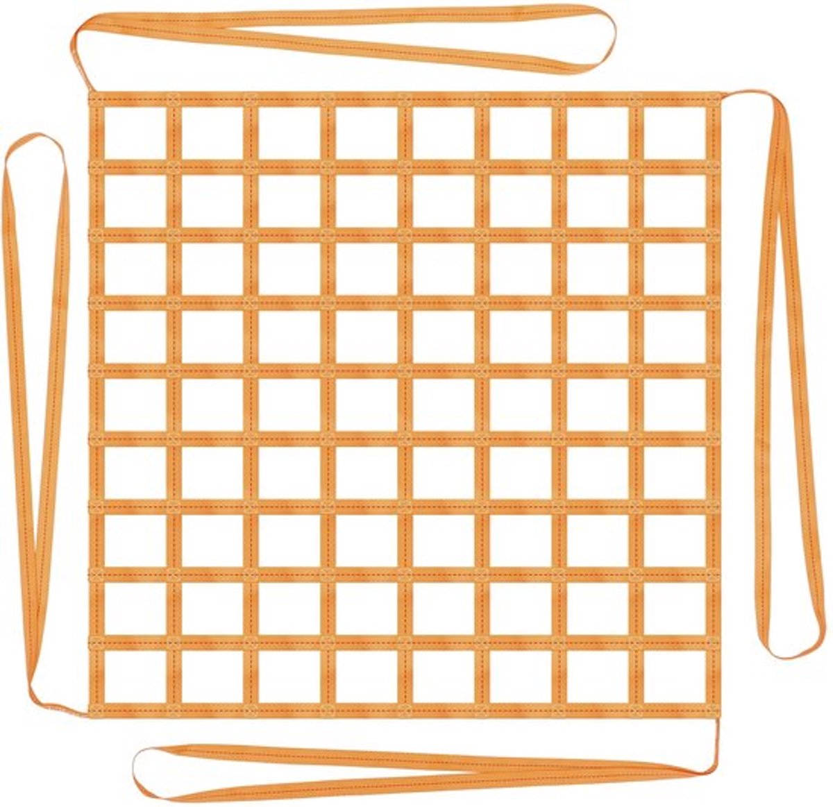 Hefnet 1 x 1 m - Hoog Draagvermogen 300 kg - Polyester - Slijtvast - Hangend Net - Robuust en Duurzaam - Lastennet