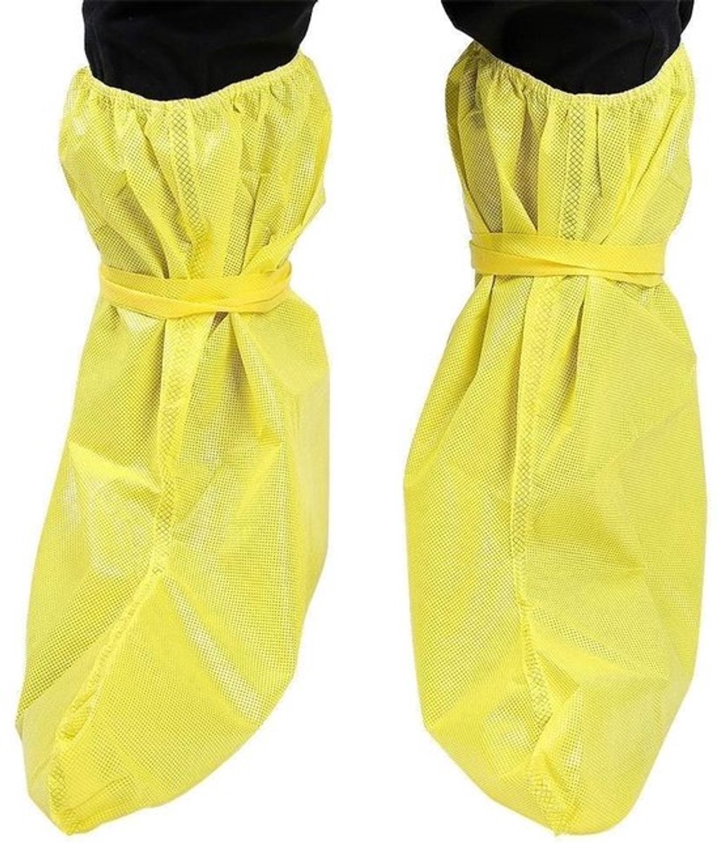 Laarshoezen Chemische Bescherming - Zuur- en Alkalibestendig - Slipbestendig - Meerlaags Barrièreweefsel - Hoge Zichtbaarheid - Comfortabel en Duurzaam - Overschoenen