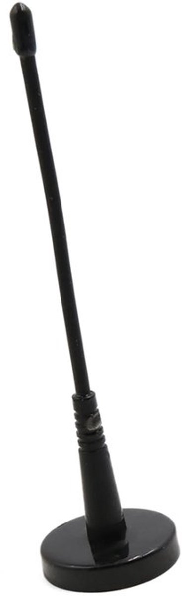 Magneetvoet met magnetische basis - Decoratieve Autoantenne - Zwart - Eenvoudig te installeren - Duurzaam - Afmetingen 15,5 x 3,9 cm