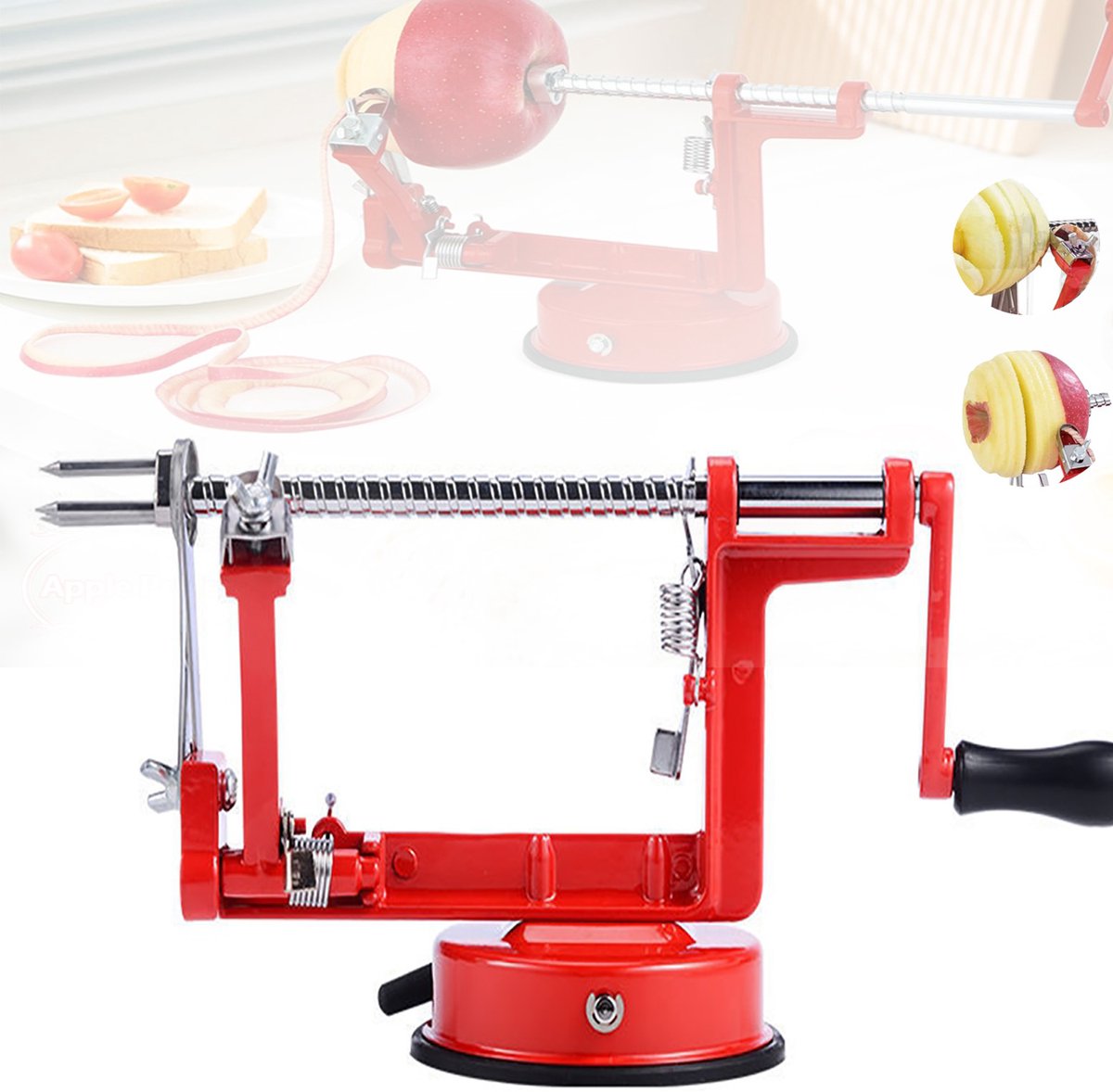 Appelschiller, Dunschiller, Ontkernen en Snijmachine, Groente- en Fruit Machine, Schilmachine Voor in De Keuken.