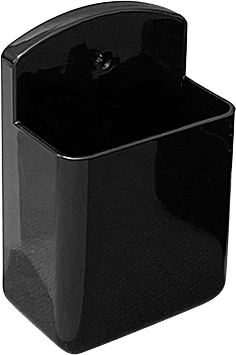Afstandsbediening Opbergdoos - Wandhouder Remote - Orde Houden - Zonder Boren - 100 x 63 x 30 mm - Zwart