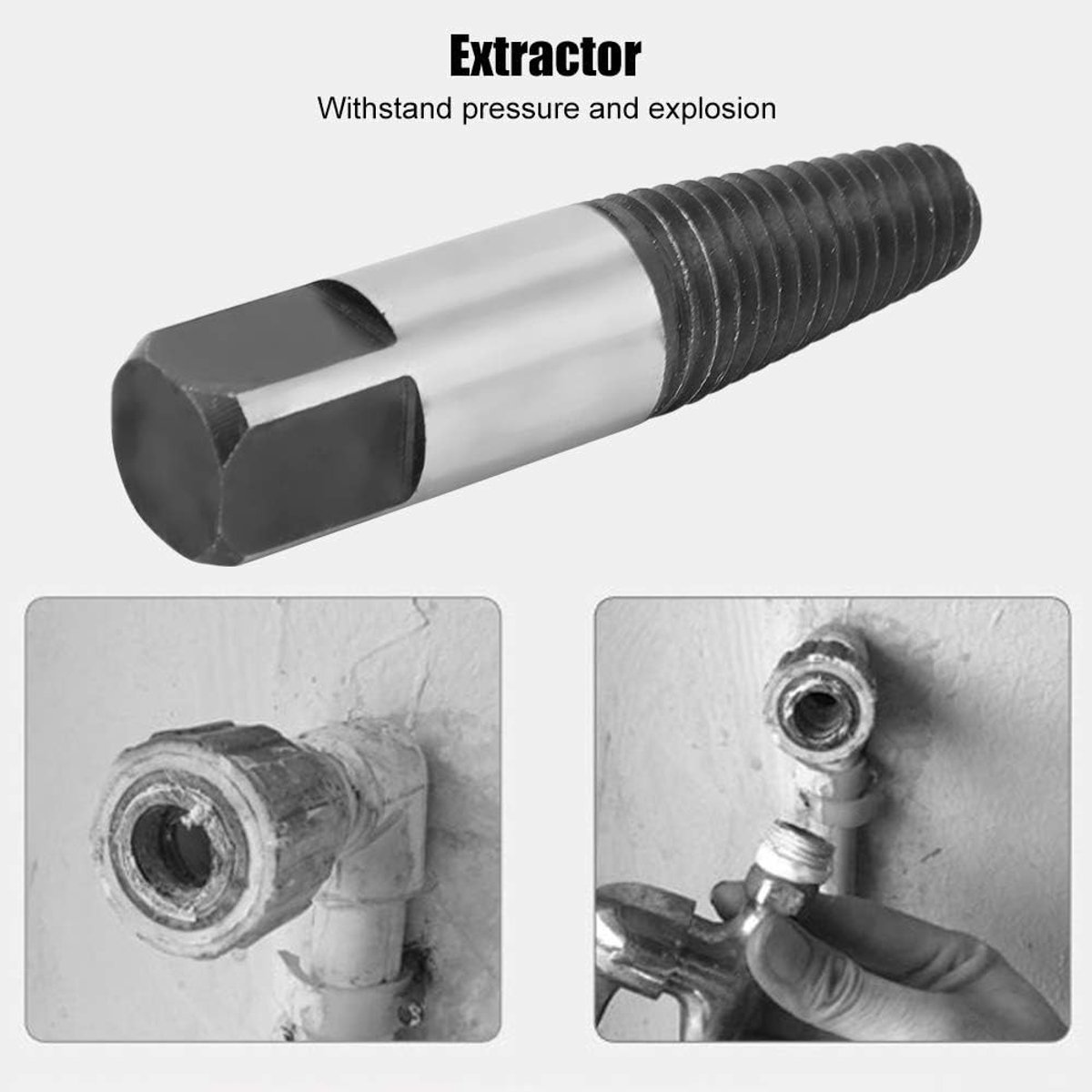Professionele Extractor Tool voor G3/4-Inch Pijpen - Ideaal voor Reparatie van Beschadigde Hookah en Loodgieterswerkzaamheden
