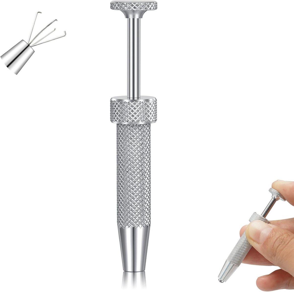Ball Grabber Tool voor het verwisselen van piercings, edelsteen pincet en kleine onderdelen oppakken, ideaal voor sieraden maken