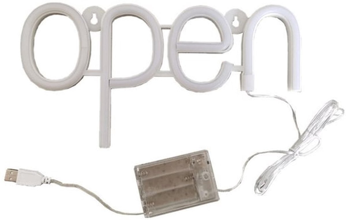 Neonbord Hoge Helderheid - Waterdicht Design - Mini/Compact - Voor Buiten/Winkel/Restaurant - Eenvoudig te Installeren - 2 Vermogensmodi - Openbord
