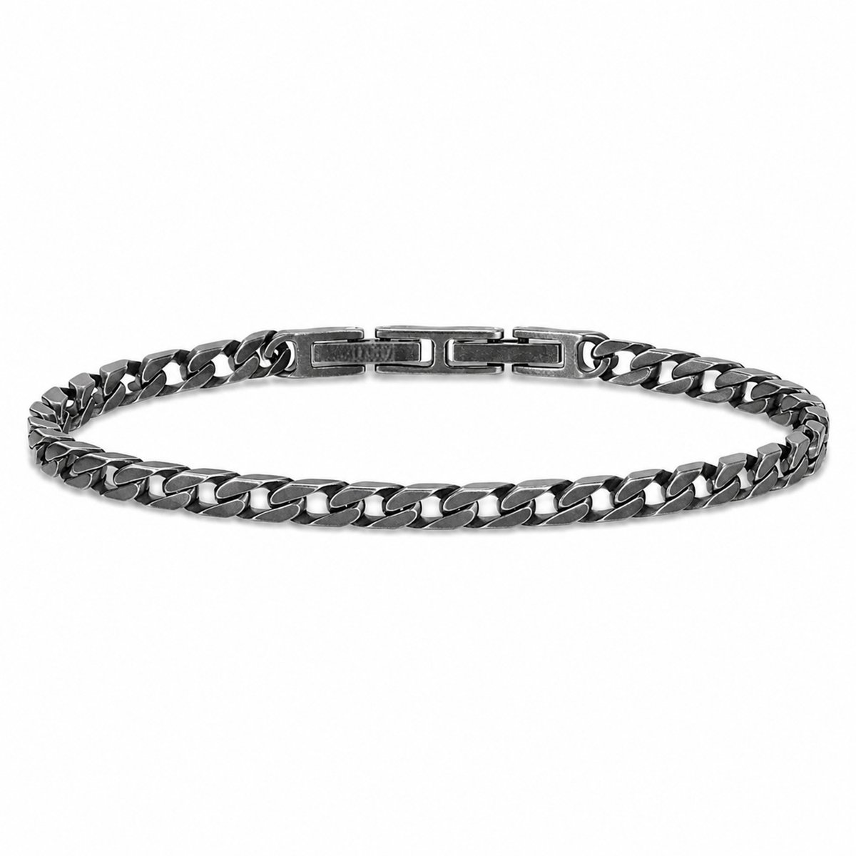 Frank 1967 7FB-0871 – Heren Armband – Schakelarmband – Vintage Staal – 21 cm – Cadeau voor Mannen