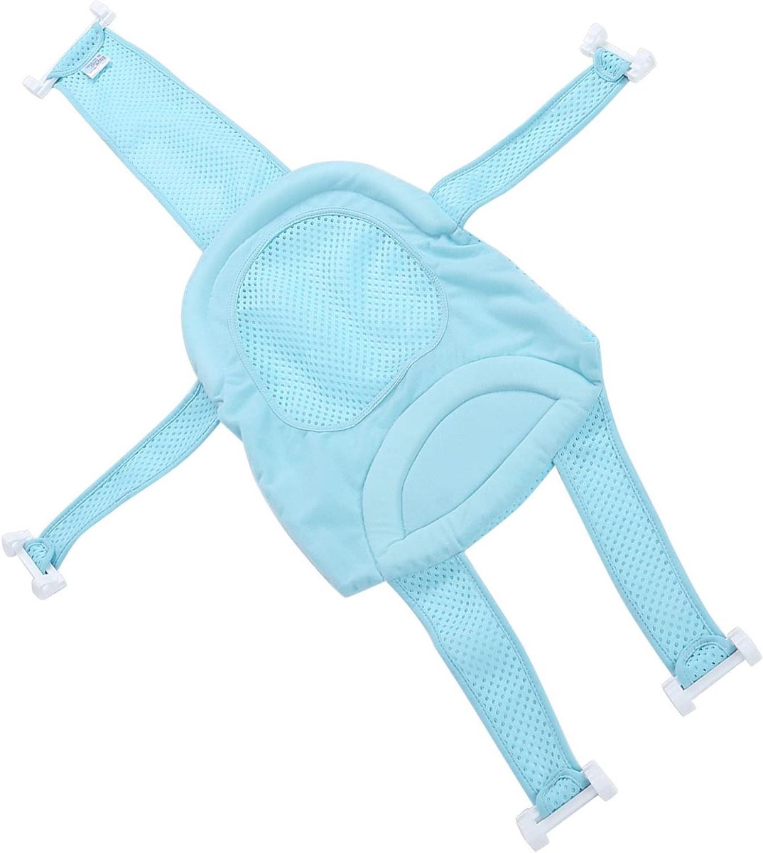 Babybadje Net - Baby Douche Net - Veilig Baden - Anti-slip Ontwerp - 17 x 10 x 8 cm - Lichtblauw