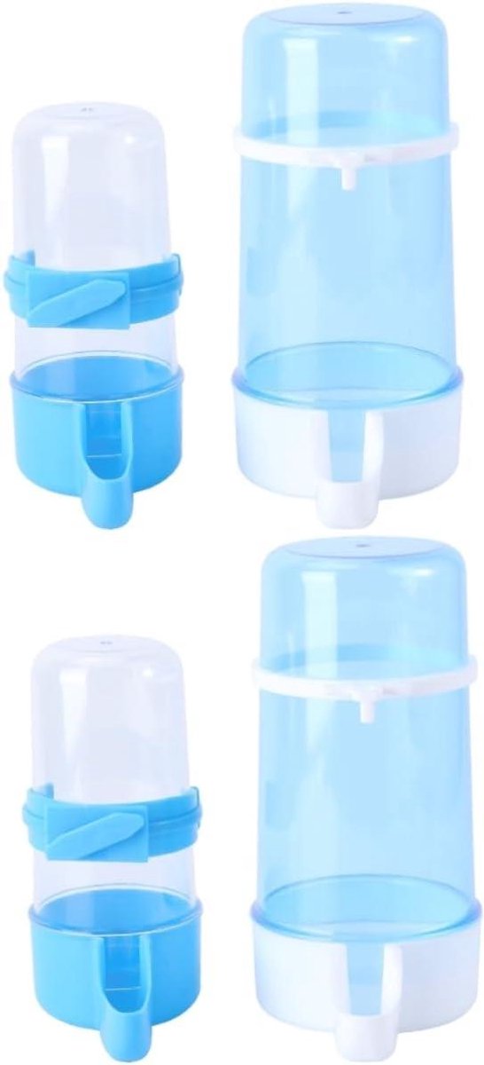 Vogel Drinkfontein - Voerbak Kippen - Gevogelte Voeden - Automatisch Systeem - 4 Stuks - Assorti