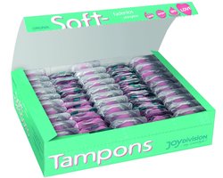 JOYDIVISION Soft-Tampons mini | 50 stuks | tampons zonder touwtje voor sport, Zwemmen & spa | Menstruatiesponsjes ultra soft | gemakkelijk inbrengen & verwijderen | Mini soft-tampon zonder touwtje