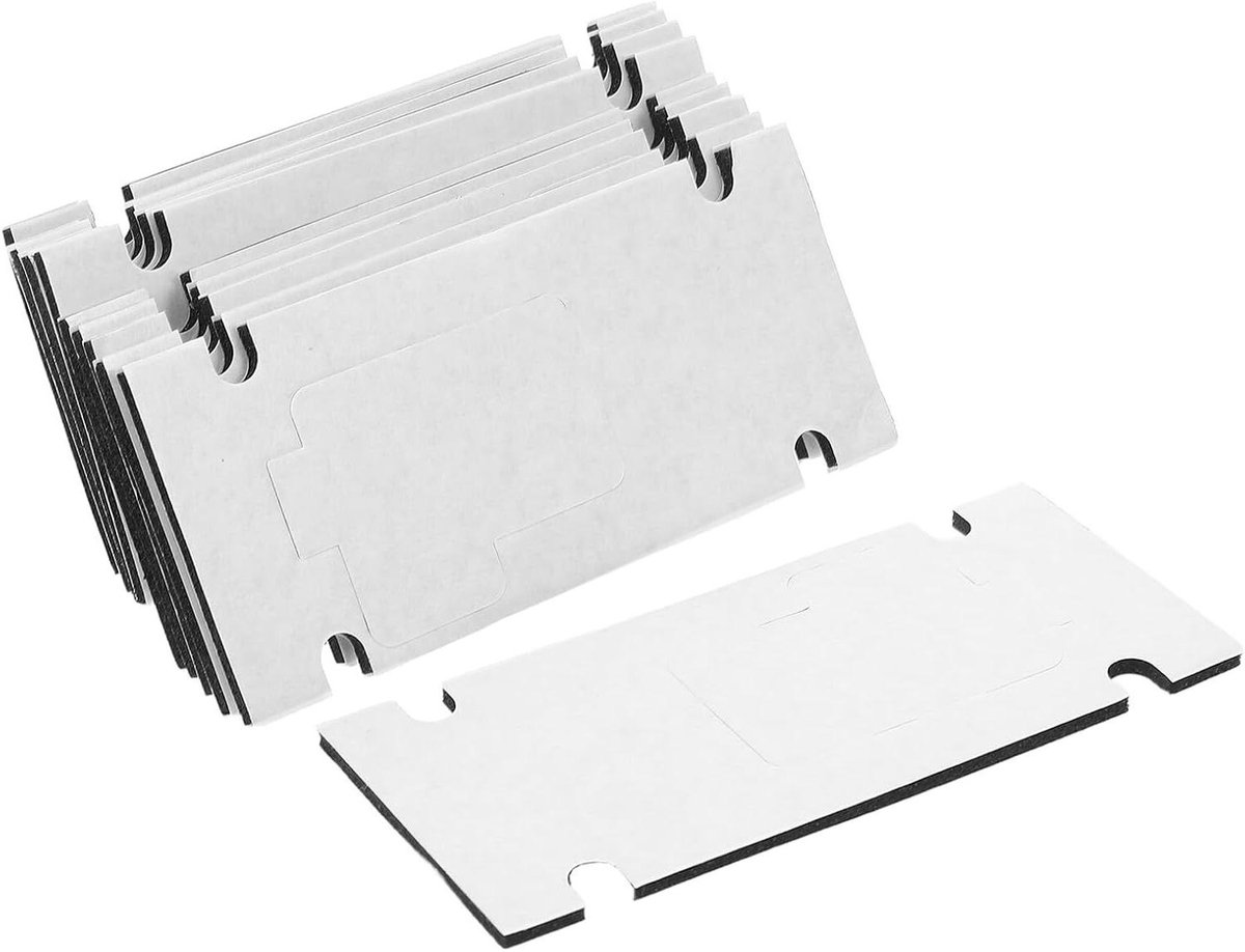 Zelfklevende Deurbelhouder - Tape Deurbel Muurbevestiging - Deurbel Monteren - Zonder Boren - 11.8 x 5.2 cm - Wit