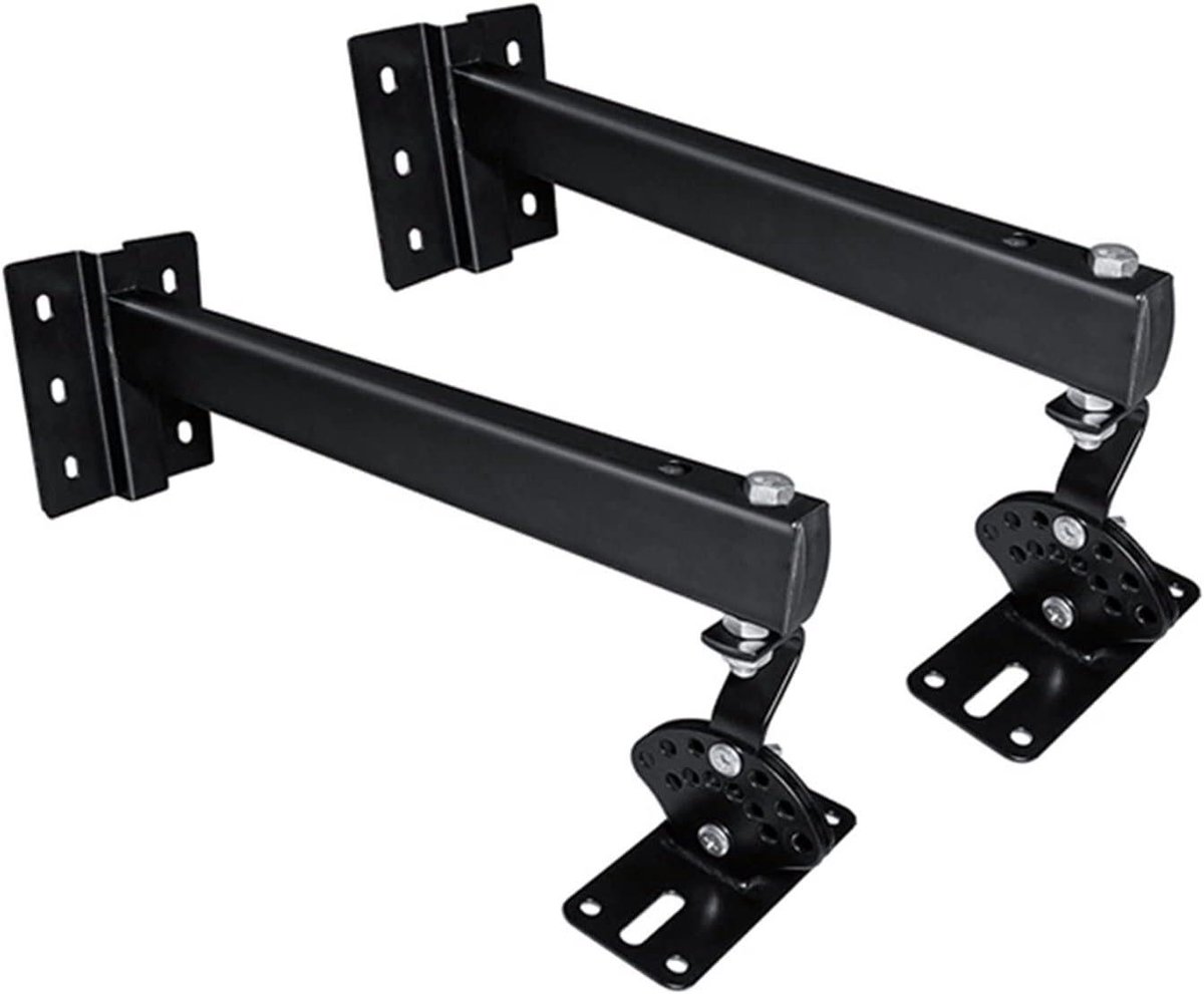Luidspreker Muurbeugel - Speaker Mount - Geluid Optimaliseren - Verstelbare Kantelhoek - 80-100 kg - Zwart