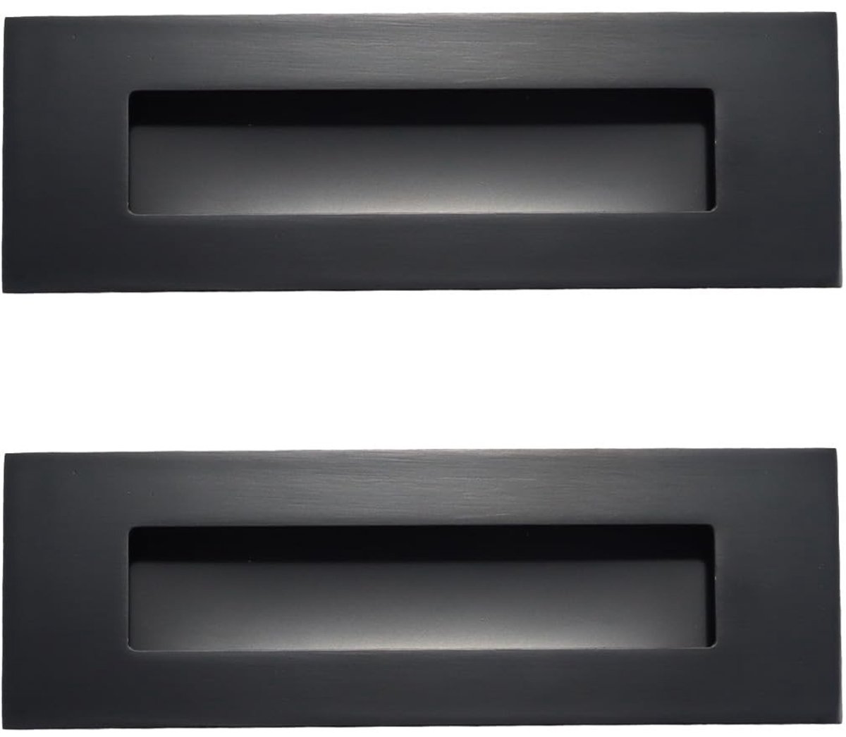 Dailygoods- Schuifdeurgreep Hoogwaardig Roestvrij Staal - Verzinkt Handgreep - Minimalistisch Ontwerp - Vervormingsvrij - 150x50mm - Corrosiebestendig - Deurgreep