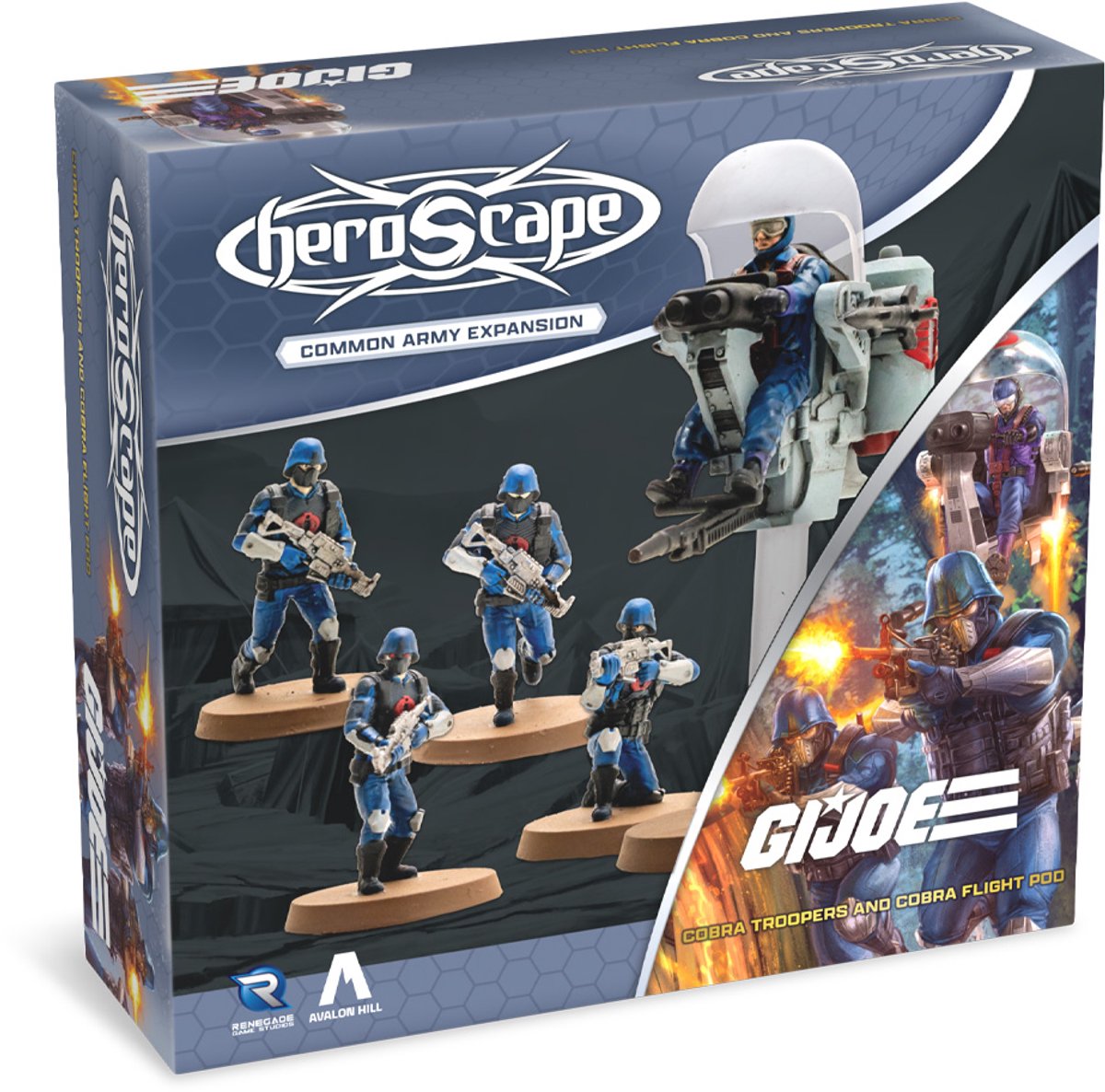 G.I. Joe Heroscape COBRA Troopers and Cobra Flight - Bordspel uitbreiding - Engels