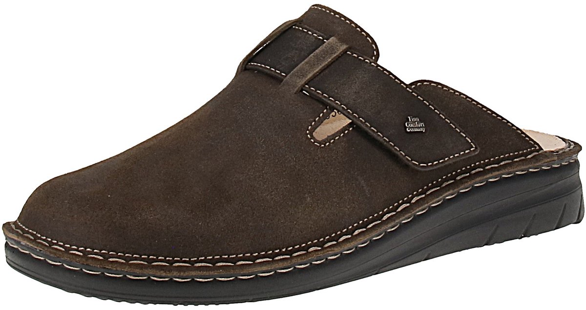 Finn Comfort 01454-842445 Petare - Herenpantoffels - Donkerbruin
