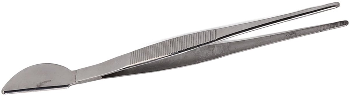 Dailygoods- Bonsai-pincet Roestvrij Staal - Tuinpincet - Plantenpincet - Ergonomisch Handvat - Slijtvast - Gewicht 58 gr - Afmetingen 4,5 x 2 cm