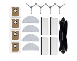 ZENC® Accessoireset Geschikt voor Eufy G50 & L60 Hybrid (SES) - Robotstofzuiger - Onderhoudsset - HEPA-filters - Borstels - Stofzakken - Dweilpads
