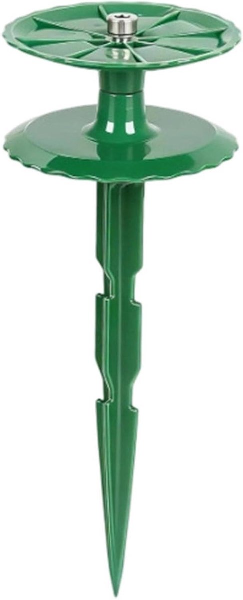 Tuinslang Geleider - Slanghouder Grondpen - Slang Beschermen - Voorkomt Knikken - 24.5 cm Hoog - Groen