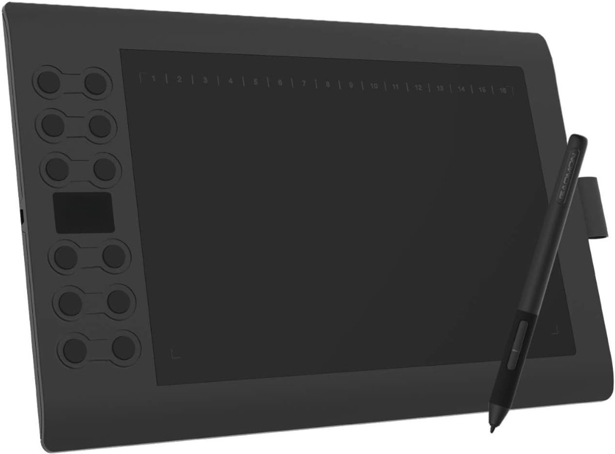 RUX® Digitaal Notitieblok - 10 x 6,25- Grafische Tablet Met Tekenpen - Herbruikbare Notitieblok – Ewriter - Paper Tablet – Digitaal Tekenblok – Kladblok – Kantoorbenodigdheden - Zwart - 36 cm x 24 cm x 1 cm