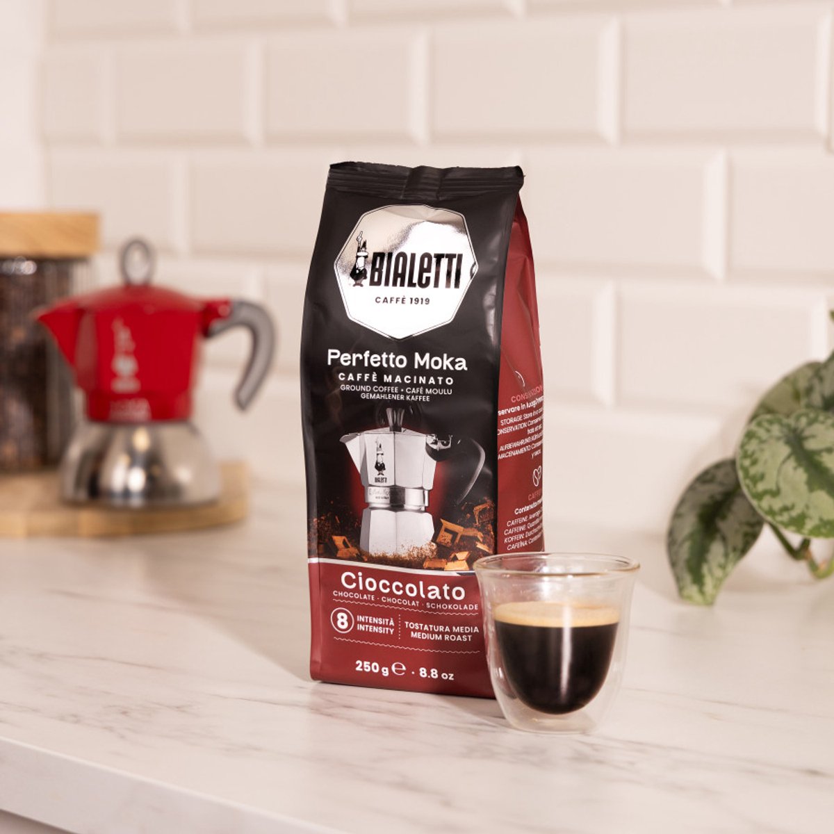 Bialetti Perfetto Moka Cioccolato - chocolade espresso koffie thumbnail 3