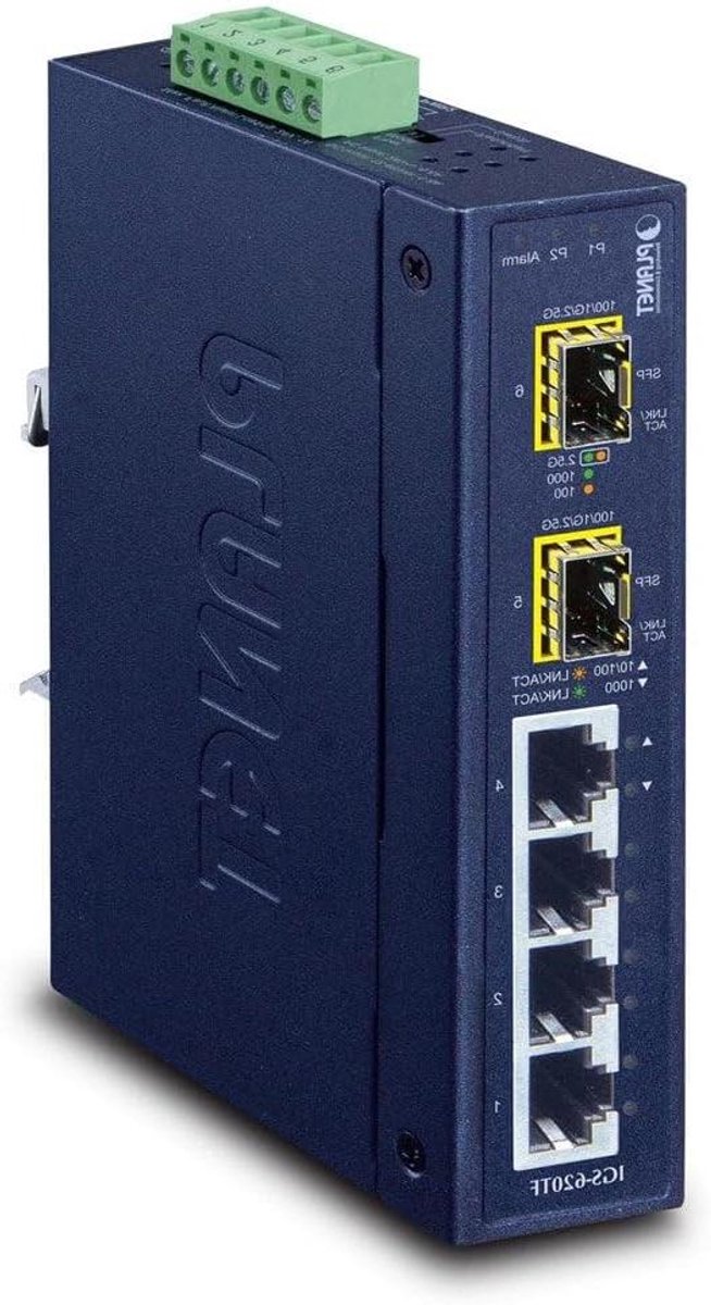 Netwerk Switch - Ethernet Switch - Internet Verbinding - Gigabit Snelheid - 6 Poorten - Zwart