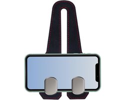 Autostoel Hoofdsteun Haken - Tas Hanger Auto - Auto Organiseren - Verstelbaar Antislip - 18 x 9 x 1 cm