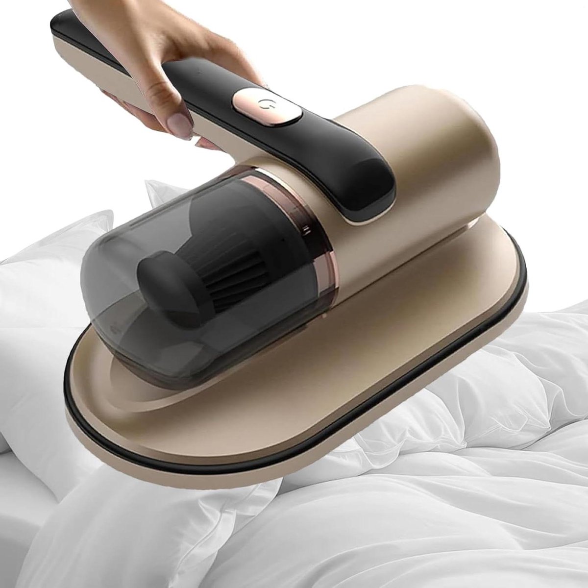Matras Stofzuiger - Draadloze Cleaner - Hygiënisch Huis - Krachtige Zuigkracht - 68W 10kPa - Goud