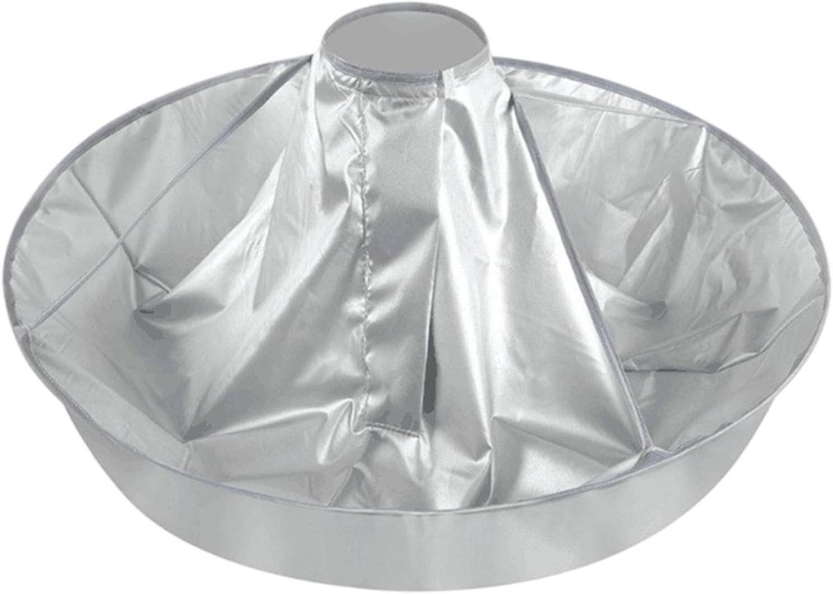 Haarknipparaplu - Kapmantel Kapper - Thuis Kapper - Haarvanger Ontwerp - 60 cm - Zilver