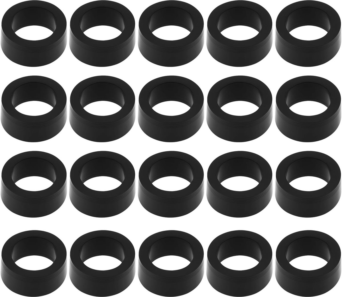 Dailygoods- Brandstofleiding Afdichtingen Set van 20 - Injector Retourleidingen - Compatibel met John Deere - Rubber - Compact 9x13x5.5 mm - Voorkomt Lekkage - Afdichtringen