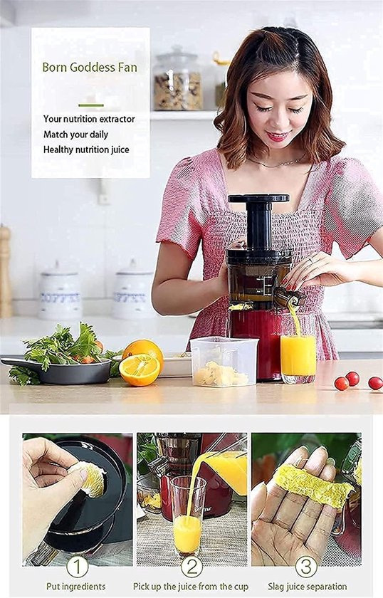 Sapcentrifuge - Koudpers sapmaker - Gezond sap maken - Hoge sapopbrengst - Niet gespecificeerd - Niet gespecificeerd — afbeelding 5