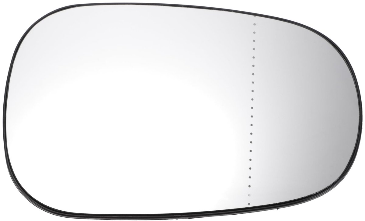 Dailygoods - Deurspiegelglas Vervanging - Aspherisch - Verwarmd - White - Achteruitkijkspiegel - Geschikt voor Nissan Micra 2002-2009