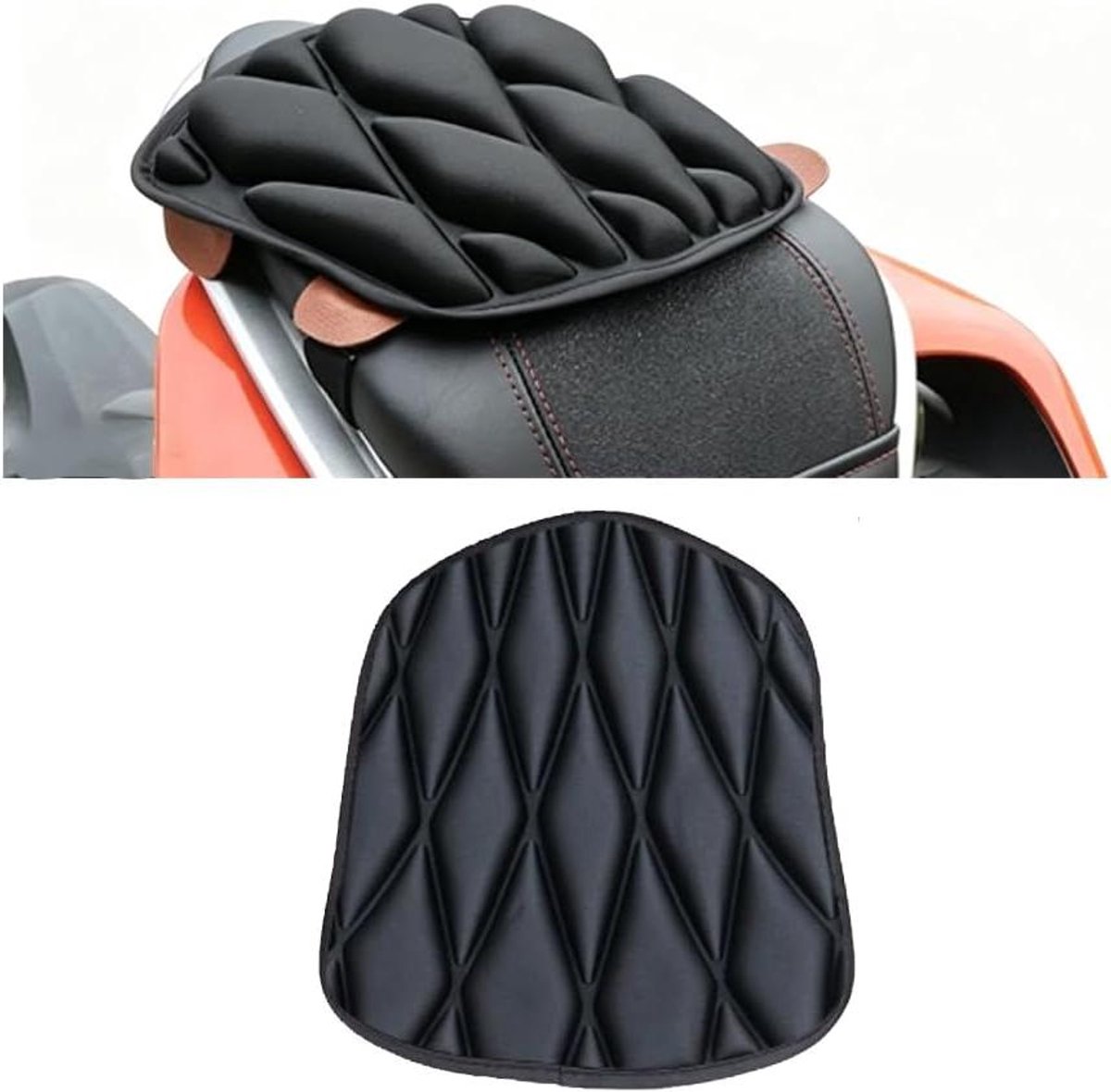 Motorfiets Zitkussen - Motorstoel Cover - Comfortabel Rijden - Ademend en Antislip - Voor Honda CRF250X - Zwart