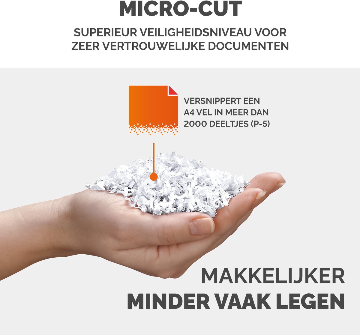 Fellowes Papiervernietiger 10M - Micro Cut P-5 thumbnail 4