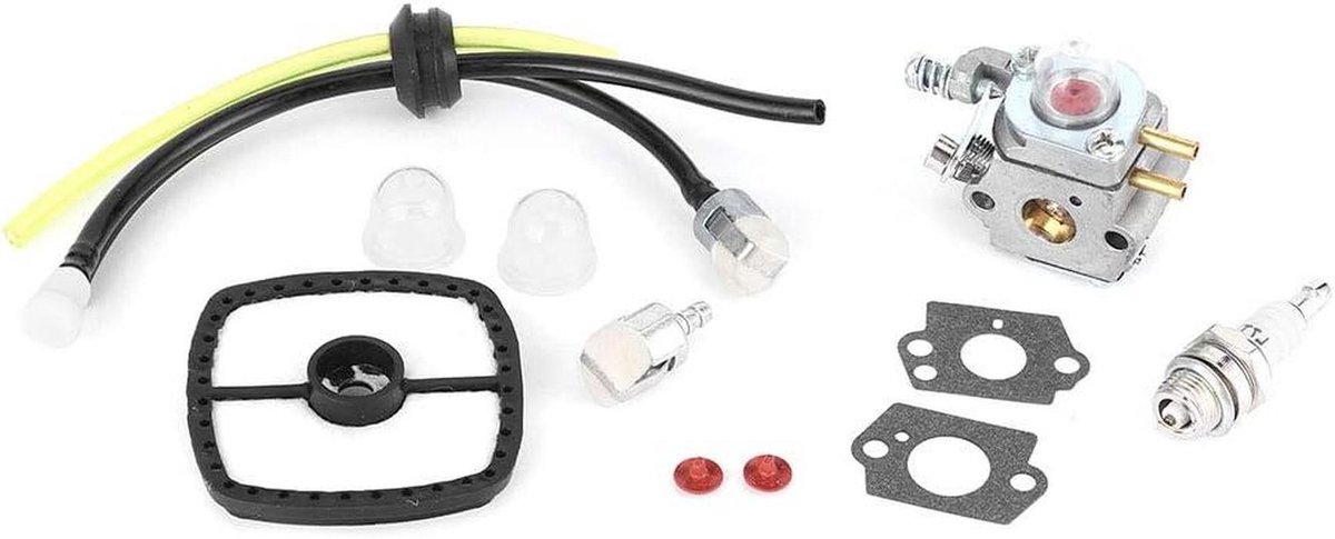 Carburateur Kit - Motoronderdeel Vervanging - Heggenschaar Onderhoud - Premium Aluminium Constructie - 3 cm - Grijs