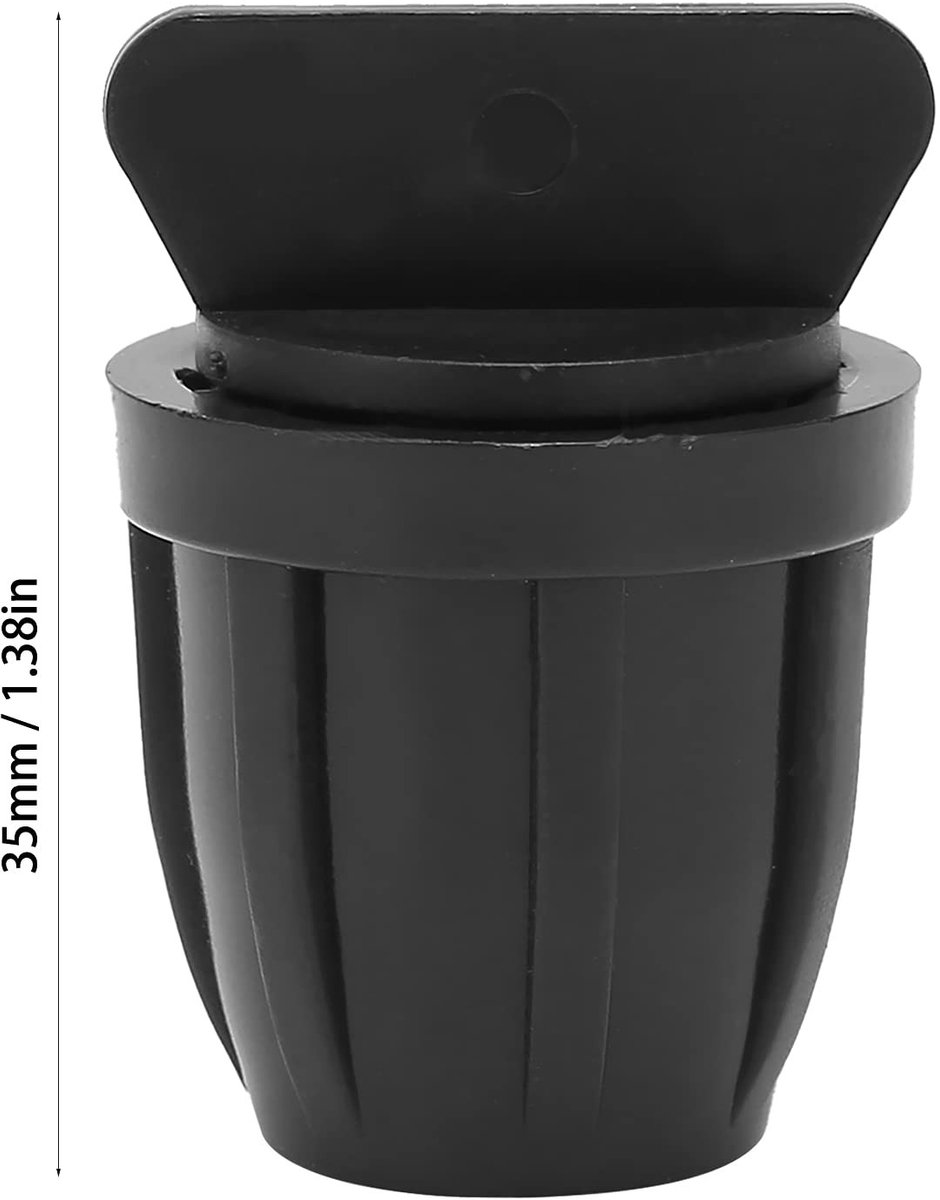 Dailygoods- Slang Eindplug 20 Stks - Duurzaam ABS-Materiaal - Sluit Druppelirrigatieslang - Voor Tuinbedden/Gazons - Ideaal voor Kassen - Productlengte 35 mm - Slangstopper