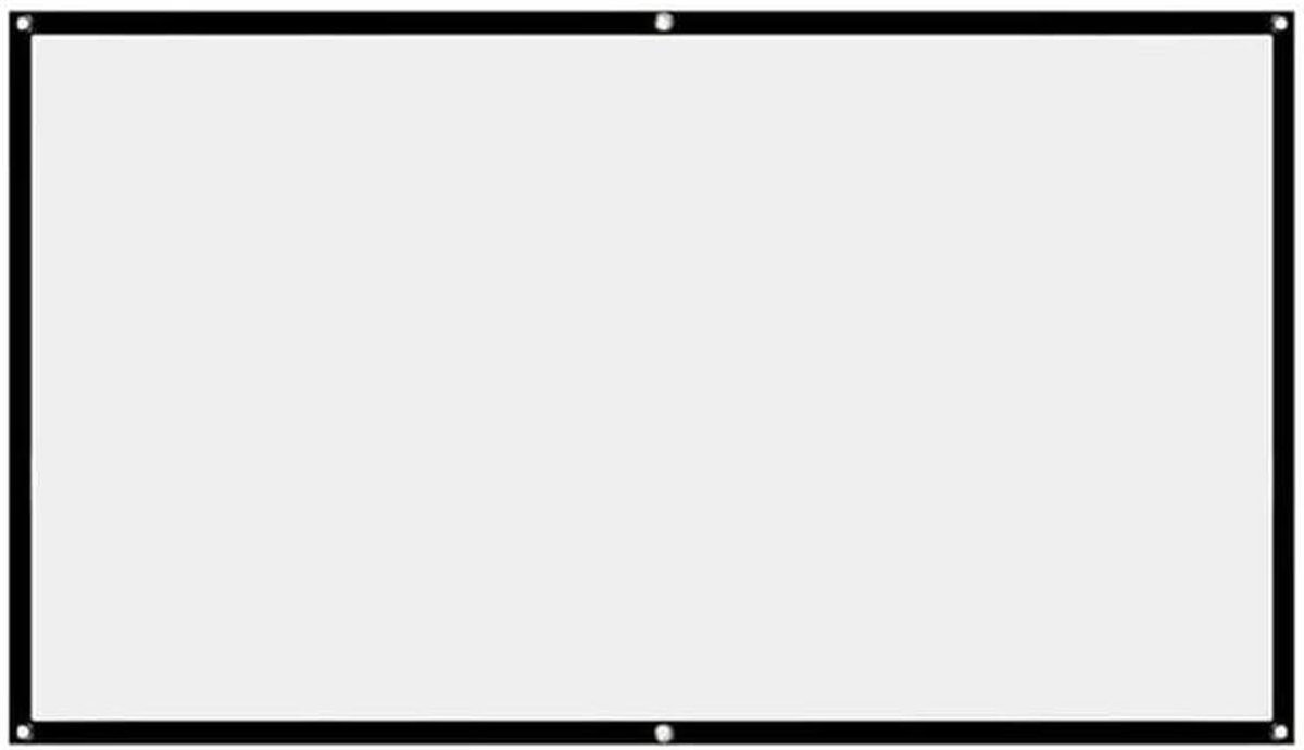 Projectiescherm - Thuisbioscoop Scherm - Film Kijken - Verbeterde Helderheid - 100 inch - Wit
