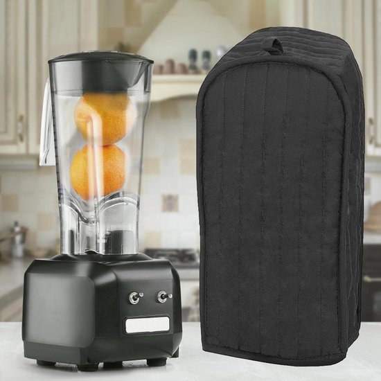 Blender Stofkap - Apparaat Beschermhoes - Keuken Organisatie - Wasbaar Vlekbestendig - 24.99 x 23.01 x 4.7 cm - Zwart — afbeelding 3
